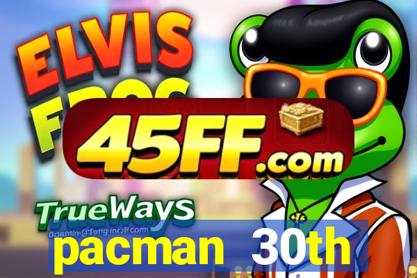 pacman 30th anniversary sonic